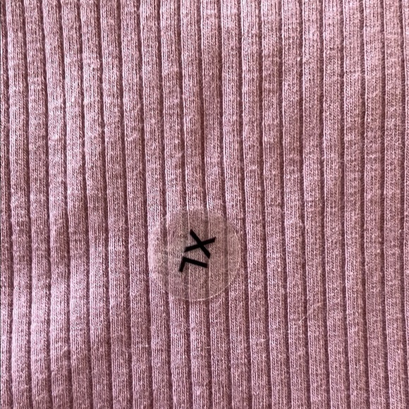 Pink Ribbed T-Shirt - Picture 4 of 8